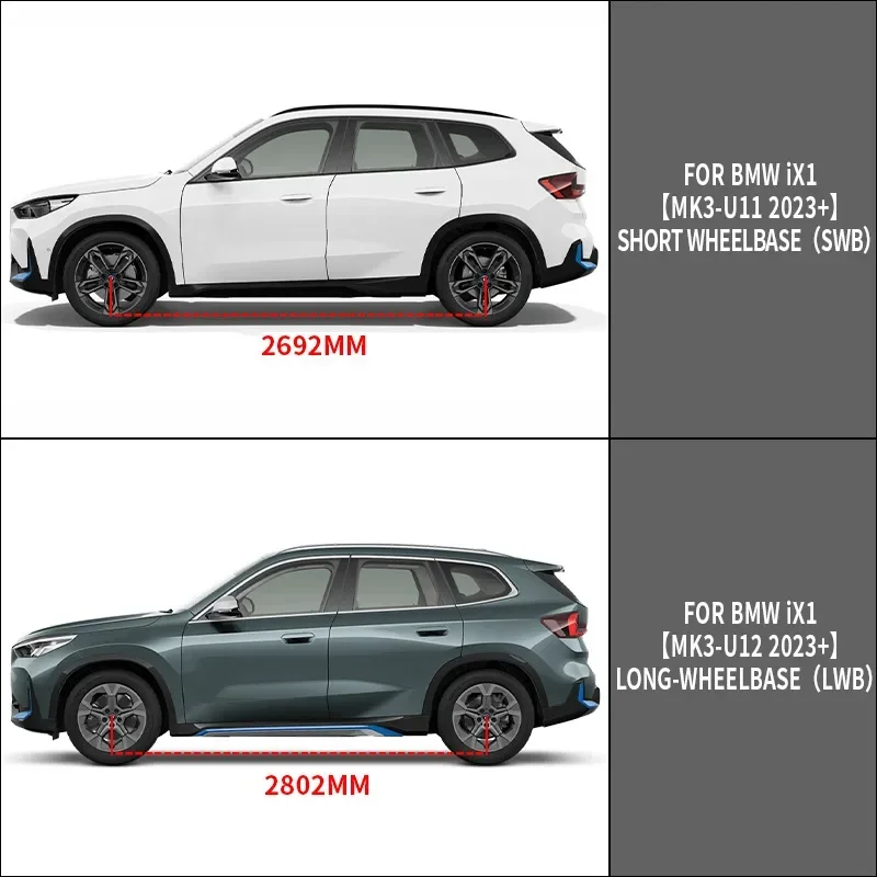 Fit for BMW ix1 Window visor Car Sun Rain Guard Vent Shade Deflector Wind Weathershield Moulding Trim Tuning Accessories