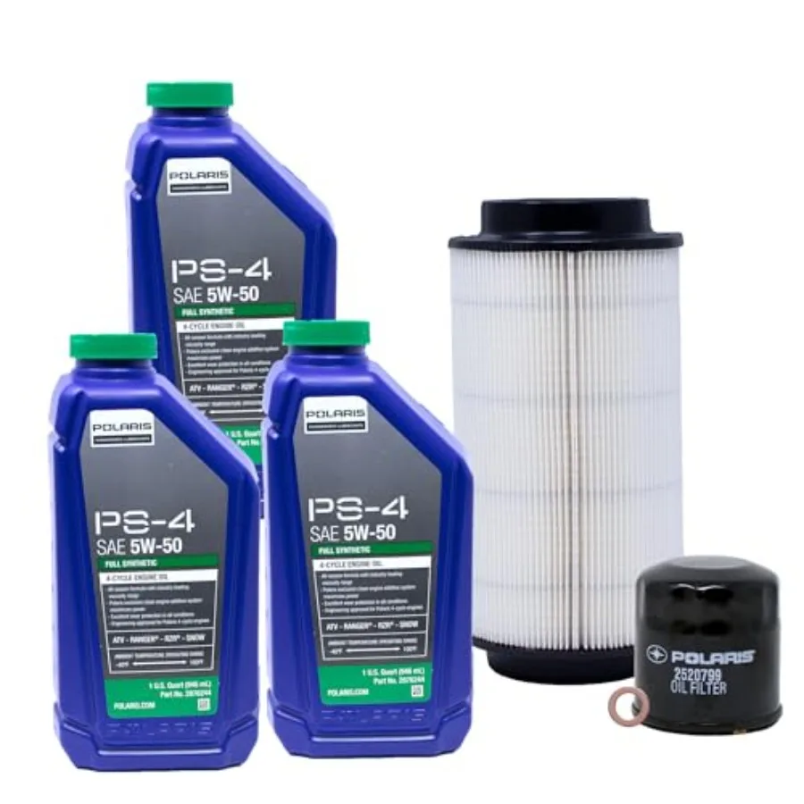 

Edwards Oil Change Kit for 2001-2005 Polaris Sportsman 400 with Air Filter Kit Complete Maintenance Solution for Off-Road ATV P