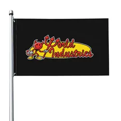 World Industries Devil Man Black Skateboard Skate Flag Banner Sports Club Sports Club Outdoor Vivid Color Advertising