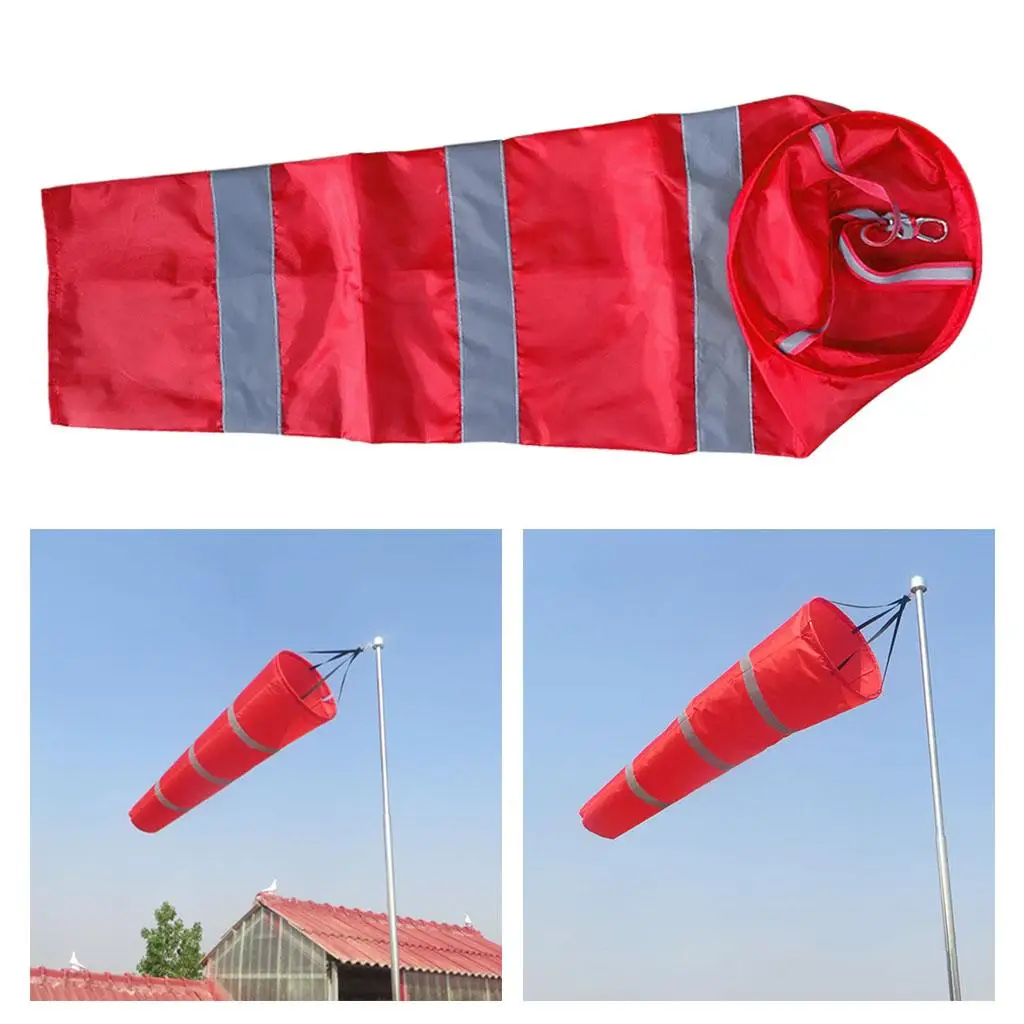 Illuva Manchon à vent Crocsee en polyester, original, fluorescent et réfléchissant, pour l'extérieur