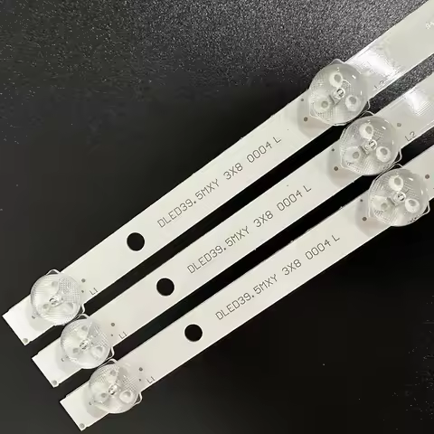 3/15pcs LED Backlight strip For TD Systems DLED39.5MXY 3X8 0004K 40DLM7F k40dlm8fs M2-395 40d5ft2c V400HJ6-PE1 8 lamp 735mm