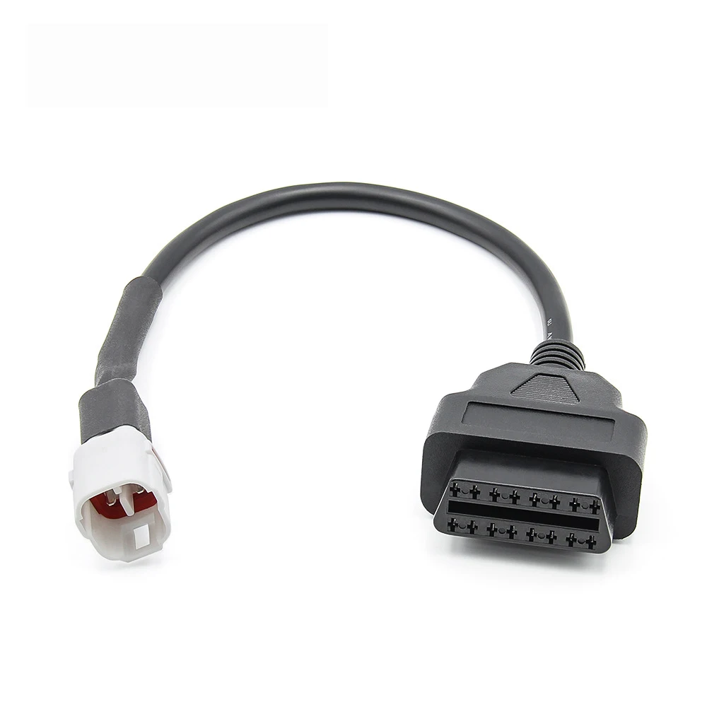 3 In 1 Motorfiets Diagnostische Connector Kabel Voor Ya-M-Ah-Een 3pin 4pin Obd2 Kabel Adapter Obd 2 Motor Verlengkabel