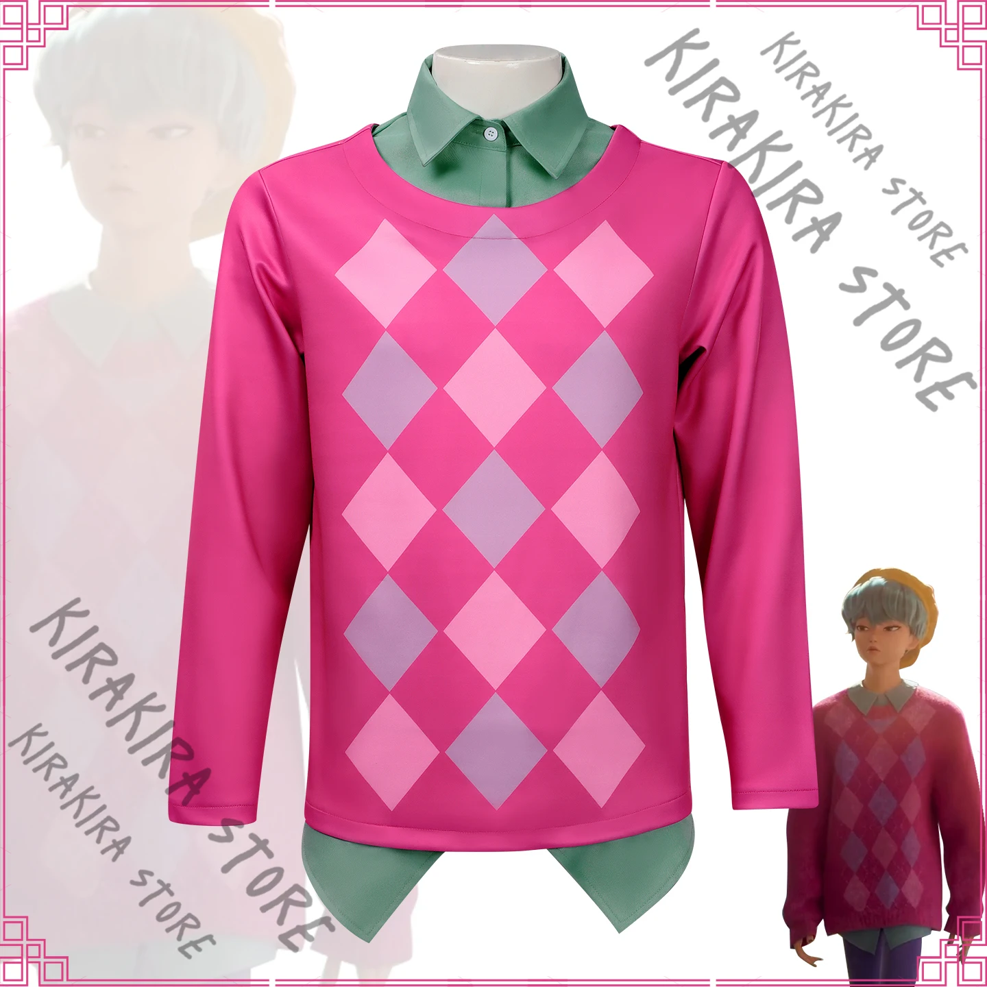 

KPop Demon Hunters Saja Boys Baby Clothes Cosplay Props Costume Children Upper Garment Hallowmas Korea Comic Exhibition