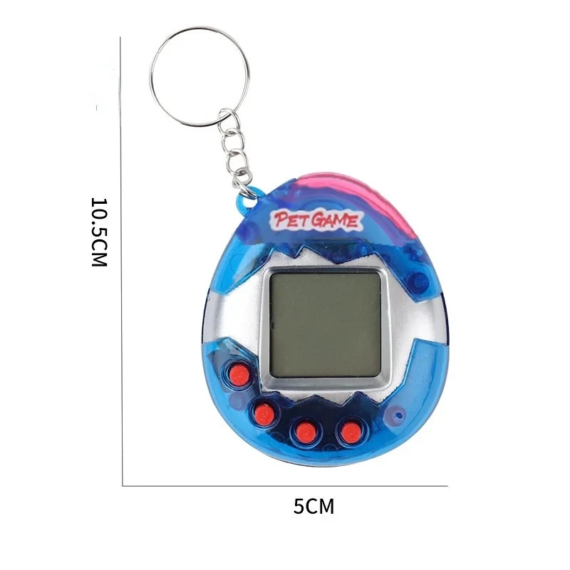 1PC Tamagotchi Virtual Transparent Electronic Pets Handheld Training Game Nostalgic 168 Pets Mini Pet Machiner Funny Toys