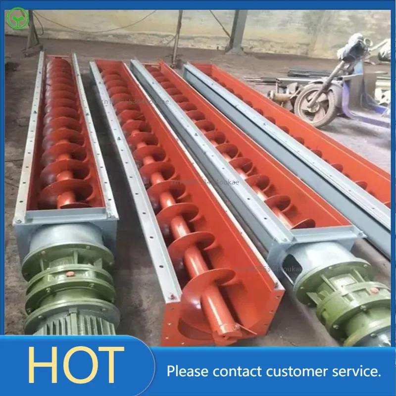 U-Shaftless Screw Conveyor, Grain Material Sludge Conveying Equipment, Spiral Cement Feeder