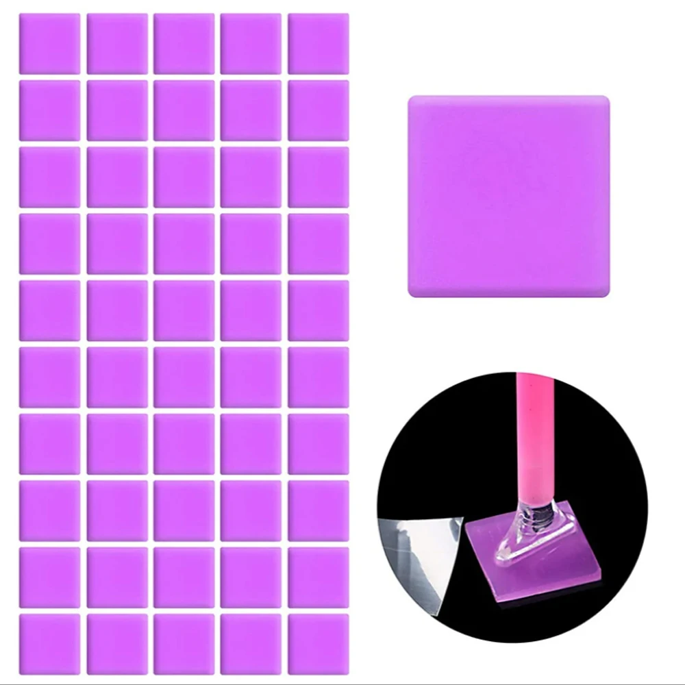 DIY Diamond painting Purple Wax Mud 2*2CM Dotting Gluecross stitch Wax Mud Glue  Tool Diamond Embroidery Glue  Accessory