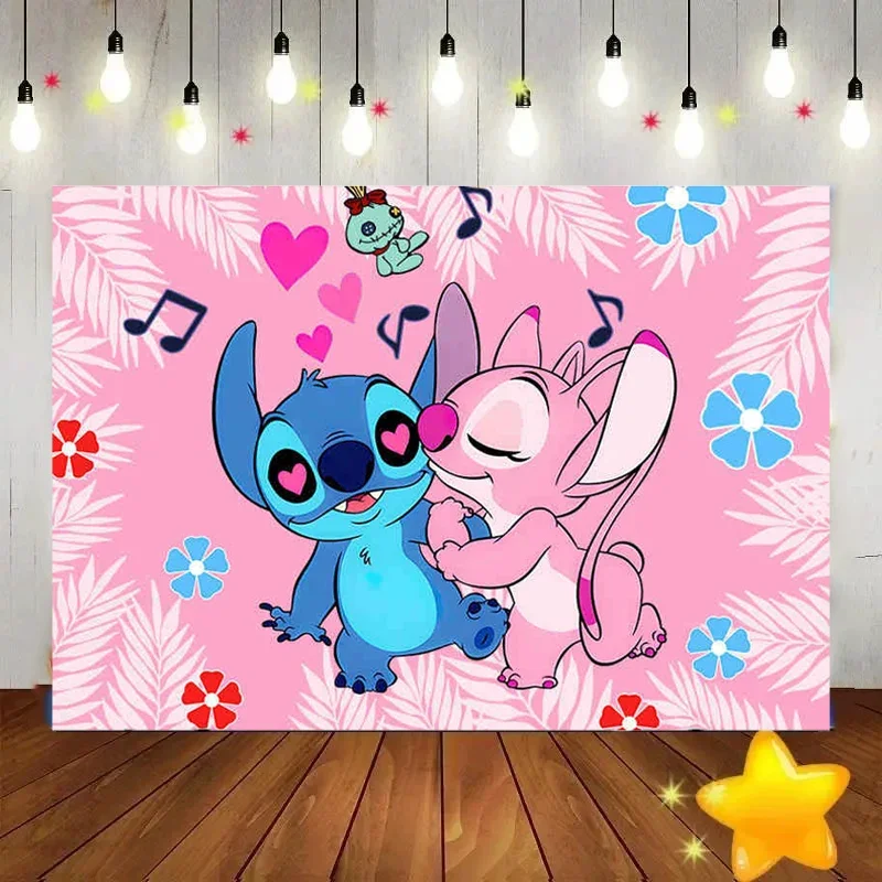 Stitch-Themed Pink … - image