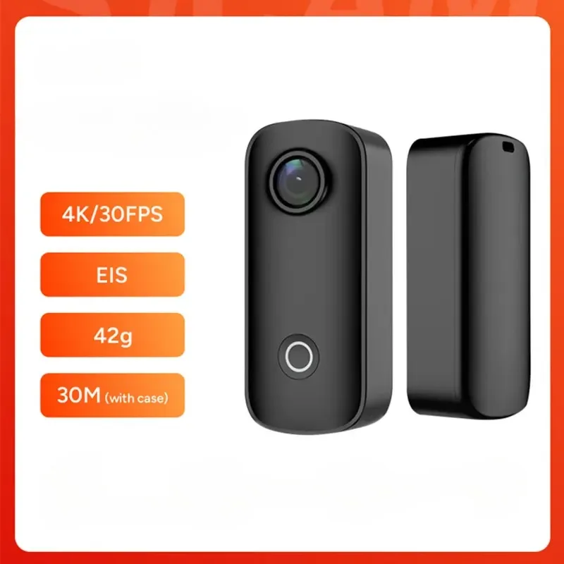 Mini Cámara de Acción 4K 30m WiFi EIS