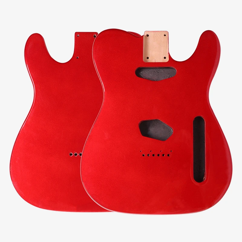 TL Guitar Body Alder Metal Red For Tele Style, Electric Guitar Replacement Building Kits Custom and DIY