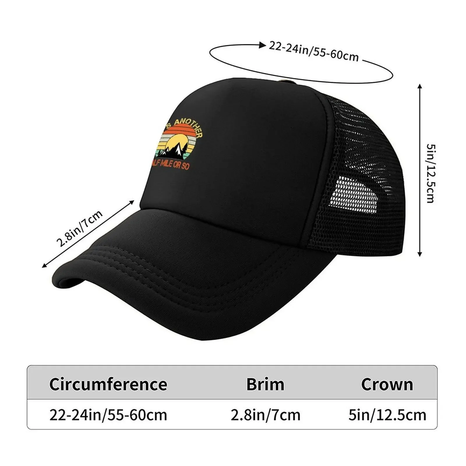 È solo altra metà miglio o così campeggio regalo vintage berretto da baseball berretto da spiaggia cappello militare berretto da uomo berretto da donna maschile