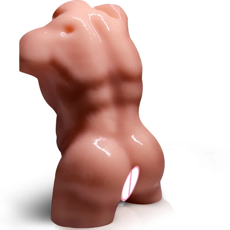 Pocket Size Male Masturbator Sex Doll Men\'s Torso Sexy Ass Doll Gay Anal Sex Toys Realistic Male Soft Penis Gay Sex Fun Toys