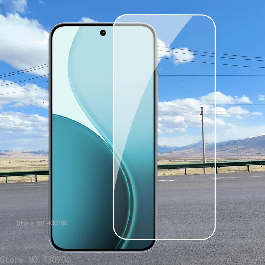 

For Oppo Reno 14F 5G Screen Protector Coverage Transparent Tempered Glass Film 2.5D edge 9H Hard Film Fingerprint unlocking