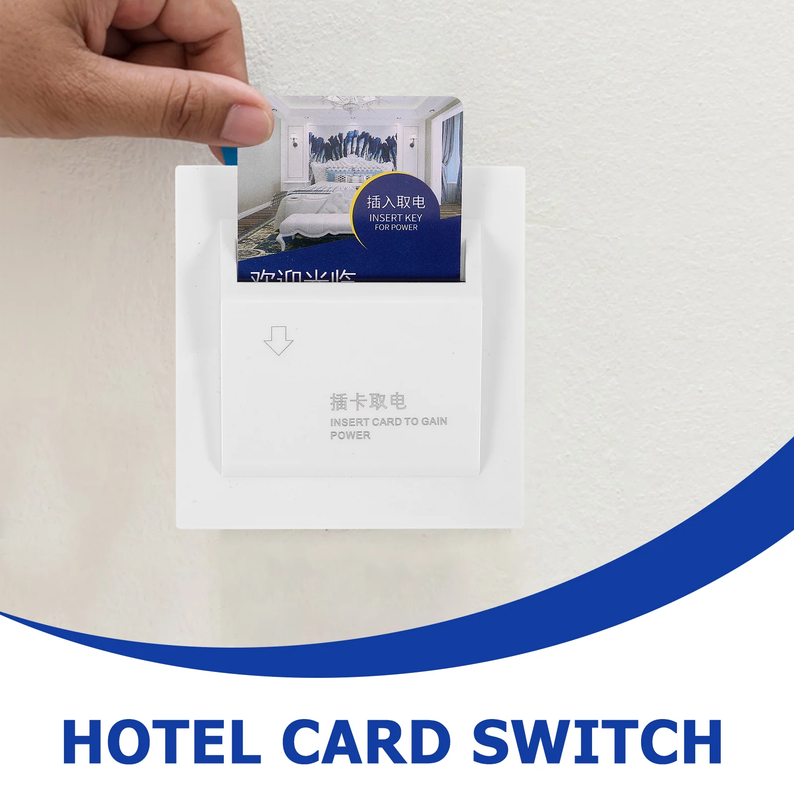 Card Power Switch Supply Room Energy Saving Pick Door Bell Ringer Button House Hotel PC Light Garage Wall Mount Wired Accessory