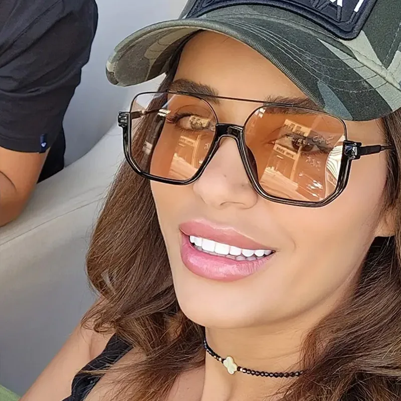 

Винтажные солнцезащитные очки в большой полуоправе, женские квадратные солнцезащитные очки, черные круглые мужские солнцезащитные очки, цельные солнцезащитные очки-пилоты для женщин