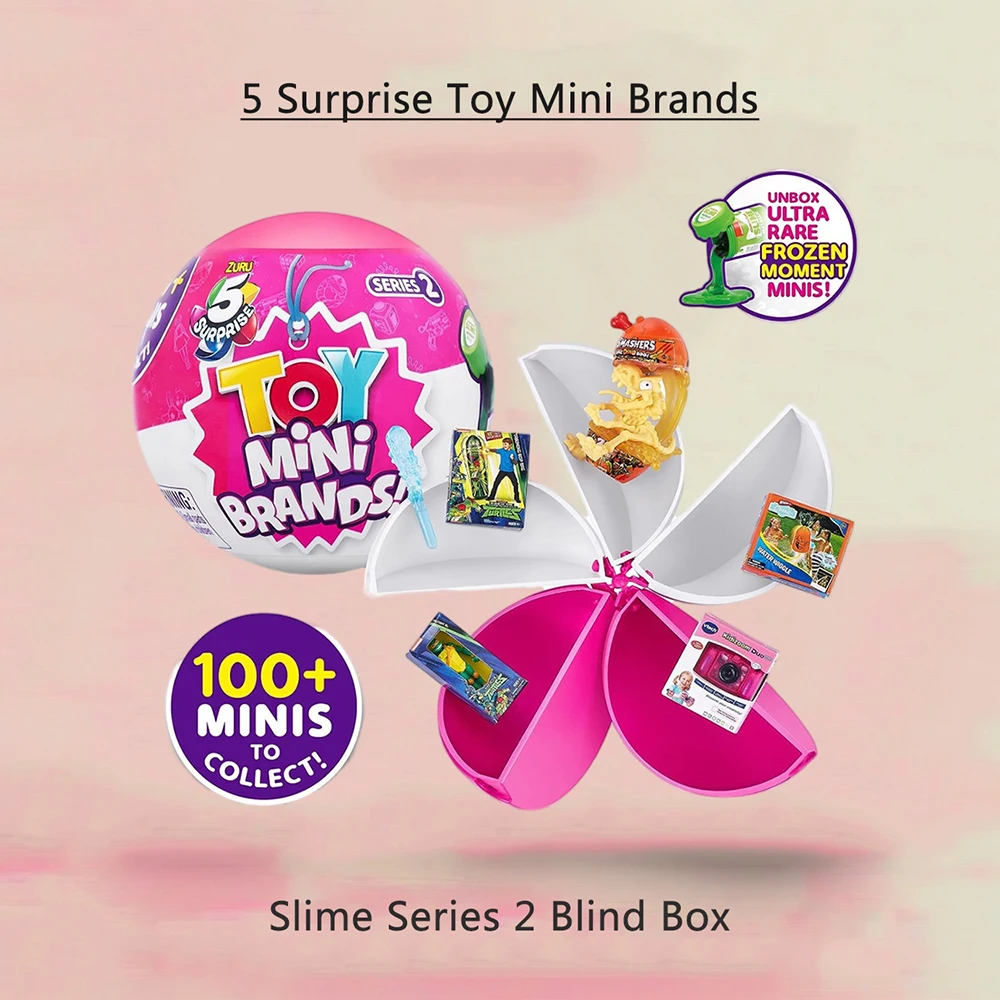 5 Surprise Mini Brands Toy Mystery Blind Box Series 2 Original Supermarket Miniature Toy Childrens Toys Holiday Gifts