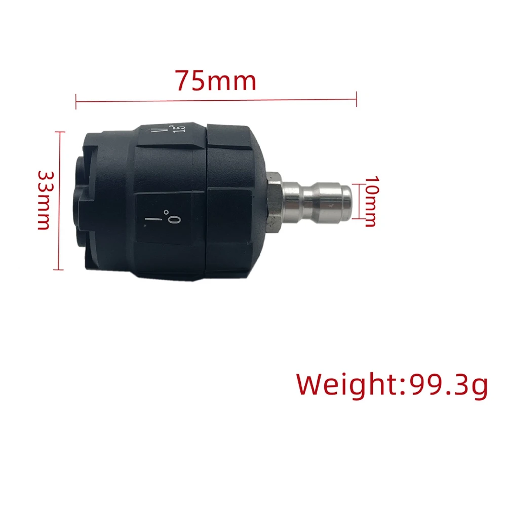 Ugello 5 in1 idropulitrice 0 ° 15 ° 25 ° 40 ° 65 ° ugello in un unico pezzo connettore maschio G1/4 adattatore a sgancio rapido