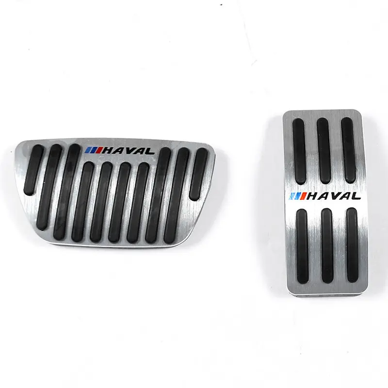 Car Accessories For Haval H6 Dargo 2021 2022 2023 AT Brake Accelerator Foot Pedals Pad Covers No Drill Anti-Slip With Rubbers