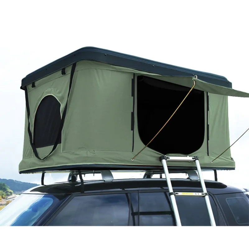 

Custom Car Tent Double Self-Driving Tour Suv Car Travel Roof Bed Outdoor Hard Shell Imported Roof Camping Tent