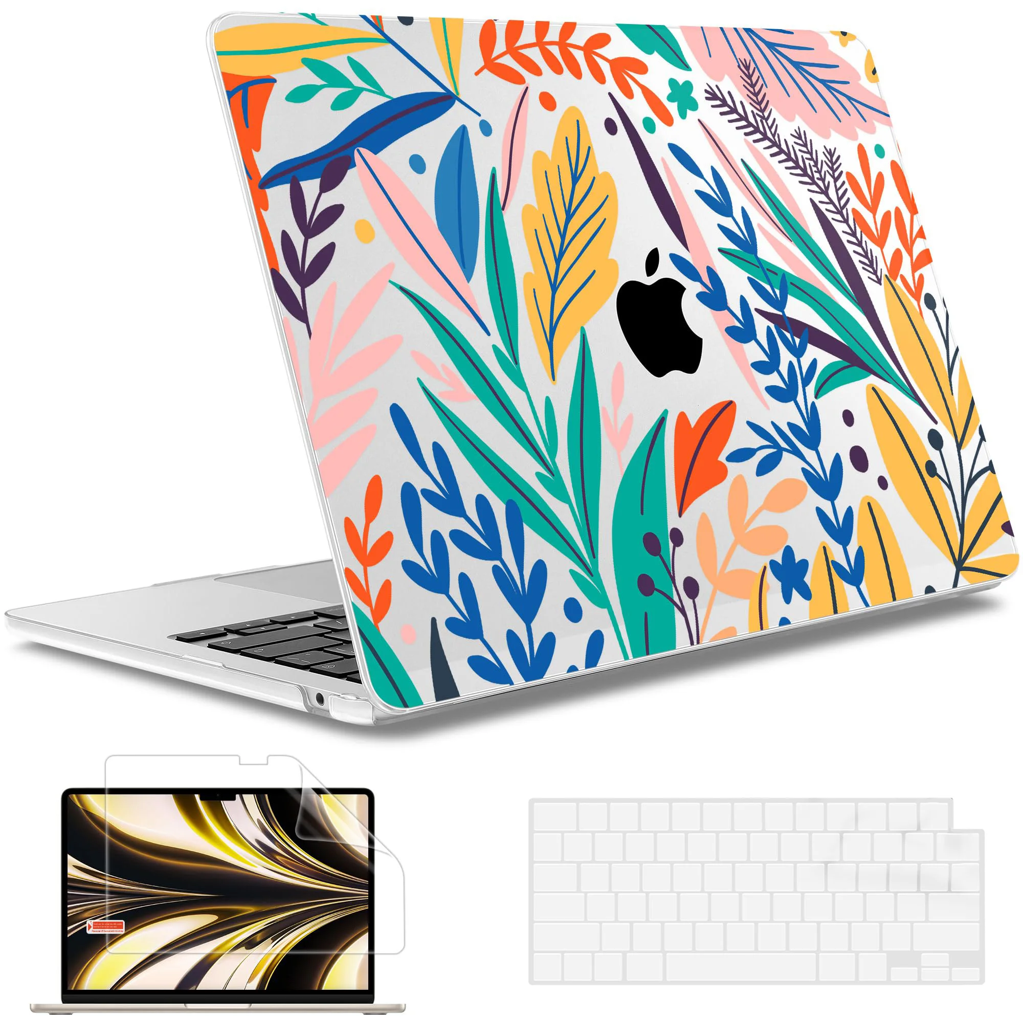 Etui na laptopa MacBook Pro 13 Case 2022 M1 A2338 M2 13.6 powietrza 15 Touch Coque Macbook Air 13 Case Funda Pro 16 14 M3 akcesoria