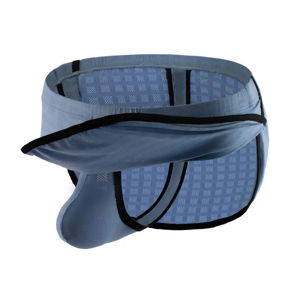 Mannen String Sexy Laagbouw Elastische Tailleband Slim Fit Slips Effen Kleur Ondergoed Ademend Mesh Slipje Dagelijkse Slijtage Муж Turismo