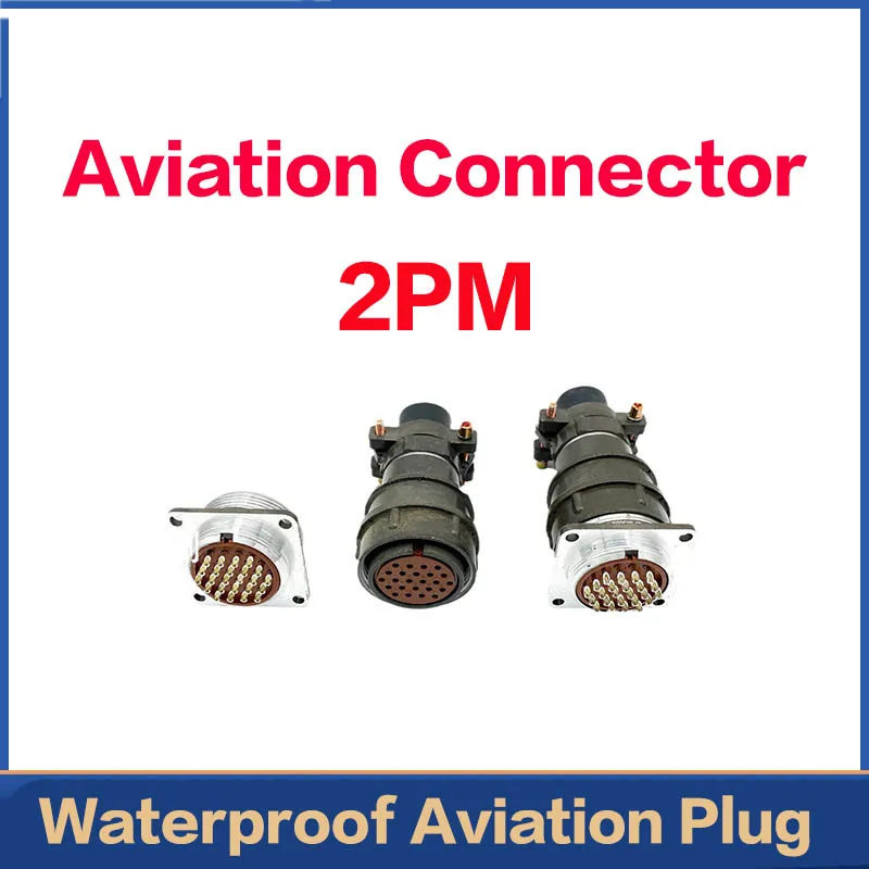 

Водонепроницаемая авиационная розетка серии 2PM, промышленный круглый разъем, авиационный разъем для электротехники