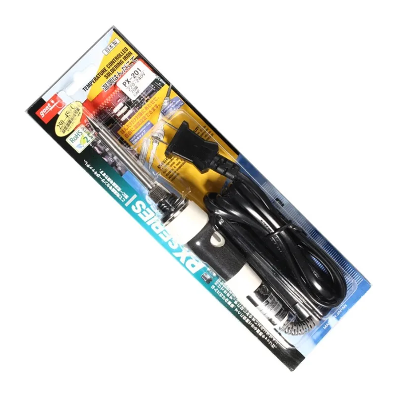GOOT PX-201 مكواة لحام يمكن التحكم في درجة الحرارة 250-450 °   أدوات لحام يدوية بدون رصاص مع تسخين السيراميك C #6