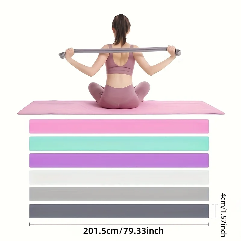 3 Piece Training Suit 2 Meter Long Knit Tension Belt Resistance Bands Fitness Band Elastic Stretching Pull Up Training Straps
