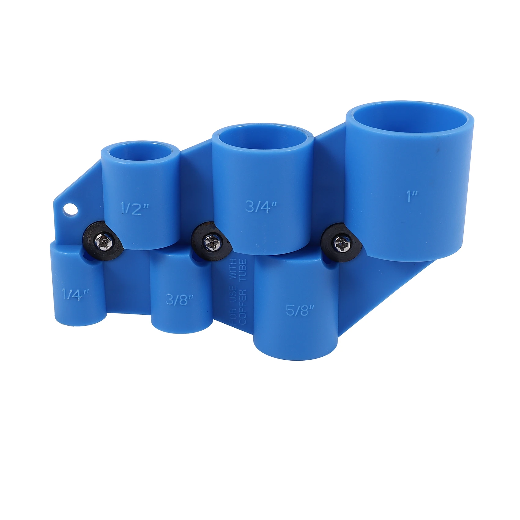 MDAQZ Strumento per tubi di sbavatura e misuratore di profondità a grandezza naturale da 1/4 di pollice-1 pollice per tubi in rame, CPVC, PEX, PE-RT, HDPE