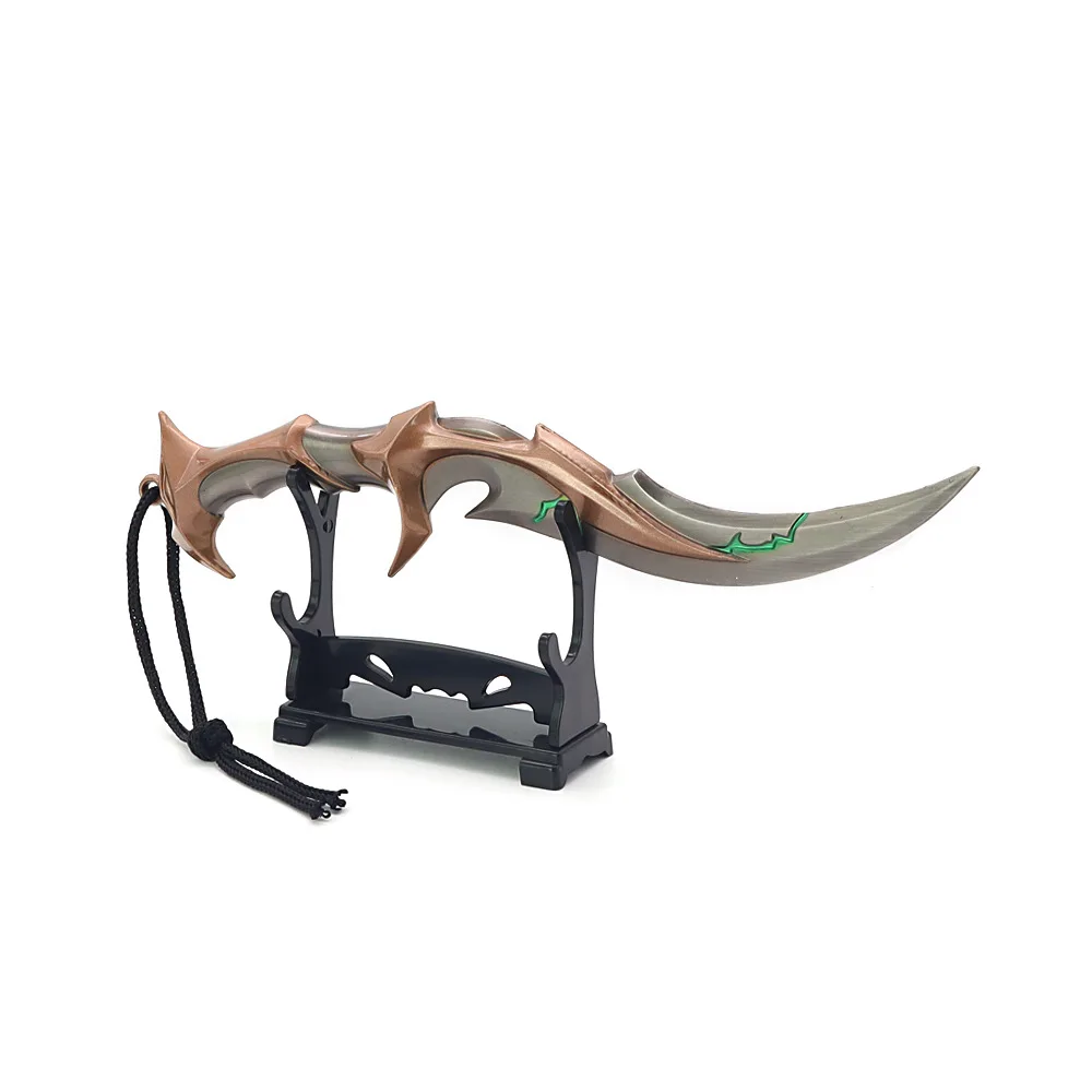 Valorant karambit corpo a corpo arma jogo periférico abandonado ritual faca coldre 18cm liga militar tático faca katana modelo