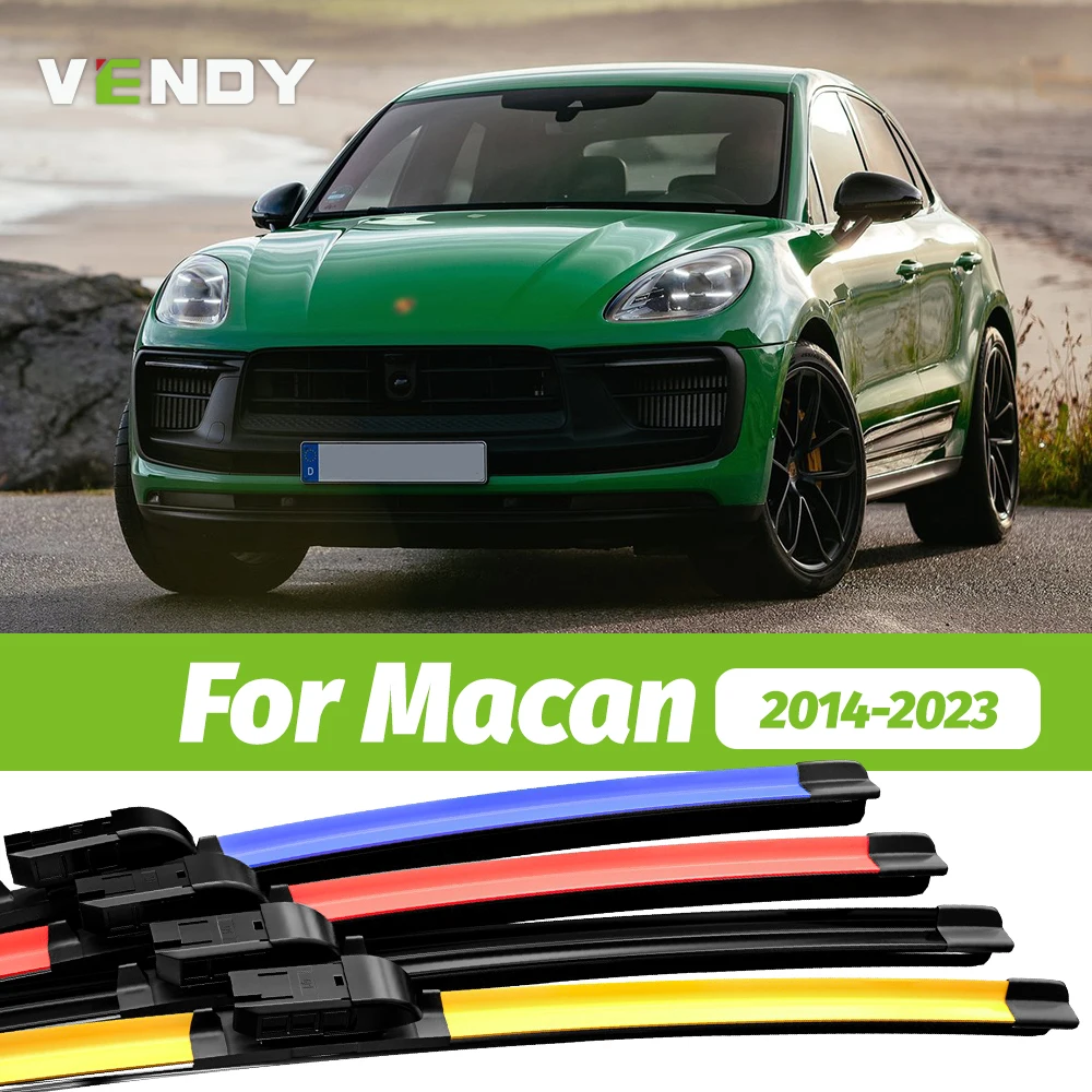 2 Stück Frontscheibenwischerblätter Scheibenwischer für Porsche Macan 2014–2023 2015 2016 2017 2018 2019 2020 2021 2022