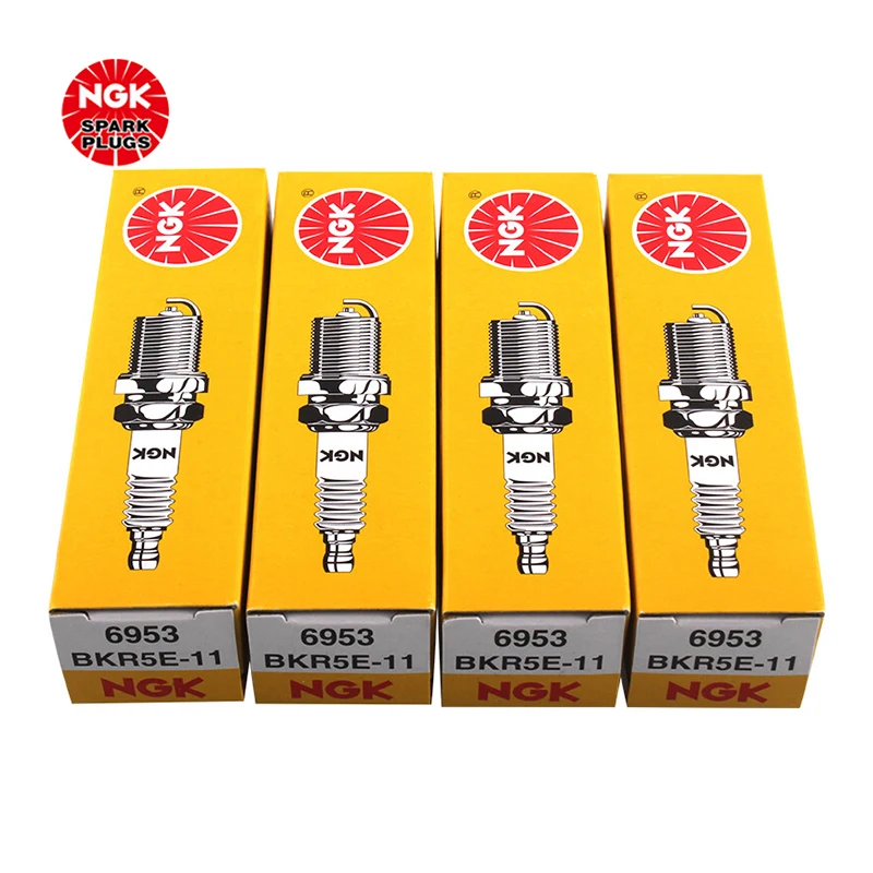 NGK Nickel alloy spark plug BKR5E-11 6953 Suitable for BYD Changan Great Wall Hafei Flame nozzle