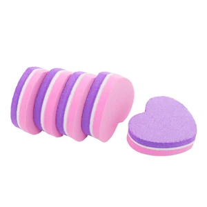 Doppelseitige Herznagelfeile, Pufferblock, Schwamm, Nagelversorgungen, professionelle Maniküreprodukte, Pink, Lila, 180, 240 Grit, 50pcs 8 Hauptschwammverkäufe Lima 240 - №7