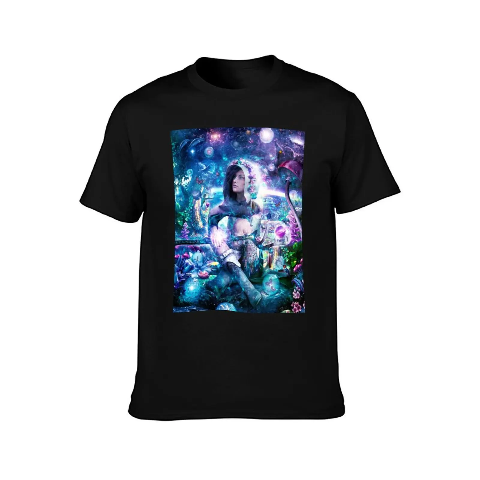 Observing Our Celestial Synergy T-Shirt plus sizes shirts graphic vintage t shirts t shirt for men