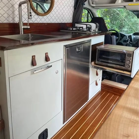 

High-sales Aluminum Lightweight RV Furniture Kitchen Cabinet, Waterproof and Fireproof Camper Cabinet