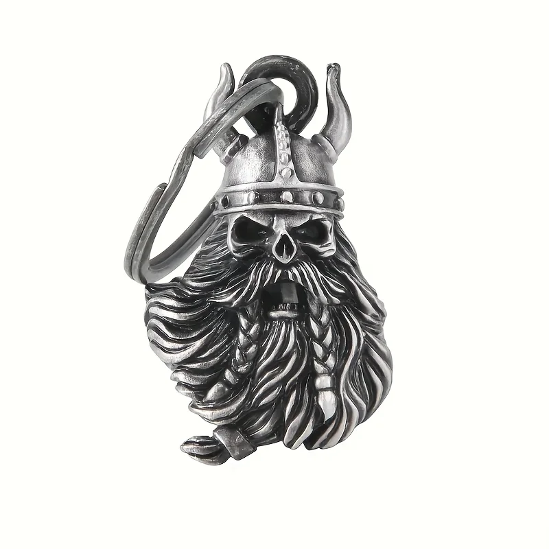 جرس جارديان بيل نورديك أودين جرس الذكور والإناث لراكبي الدراجات على شكل سلسلة مفاتيح، جرس ركوب الدراجات عالي التحمل، جرس روح الدراجة النارية