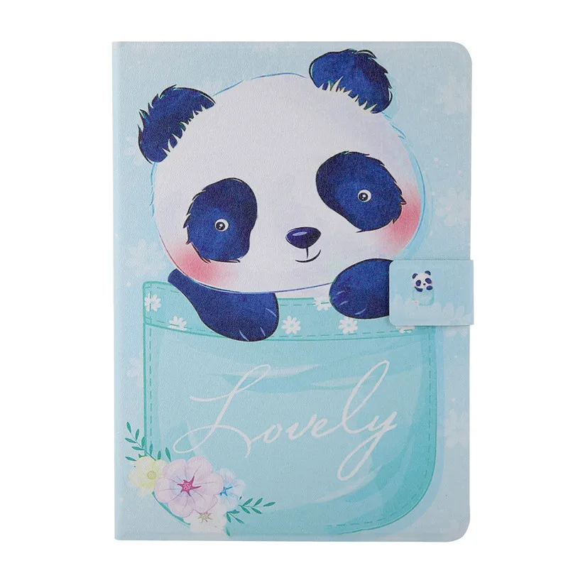 Tablet For iPad 7th Generation Case Cute Panda Painted Leather Cover Funda For iPad 8th Generation Case For iPad 10.2 Case 2020