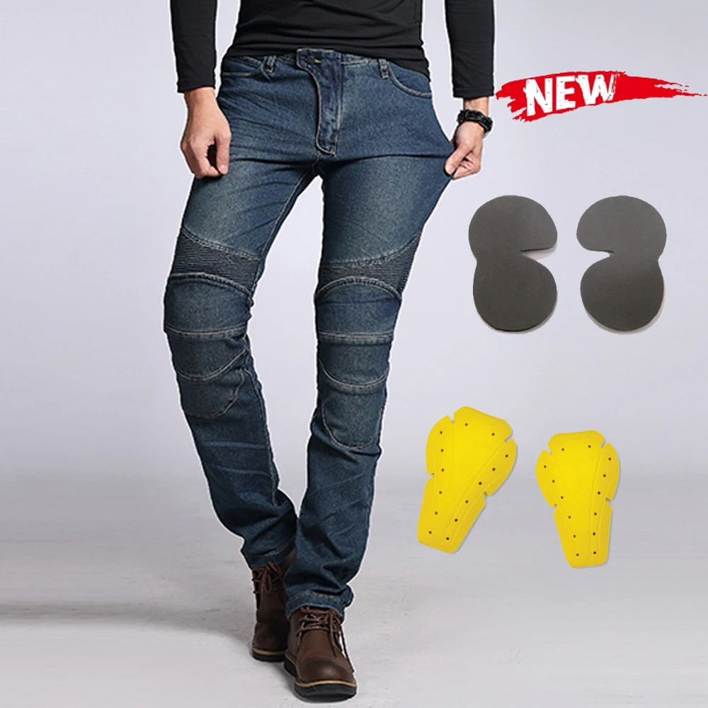 

New Motorcycle Pants, Riding Jeans, Anti-fall, Classic Motorcycle Rider Pants, Racing Pants for All Seasons