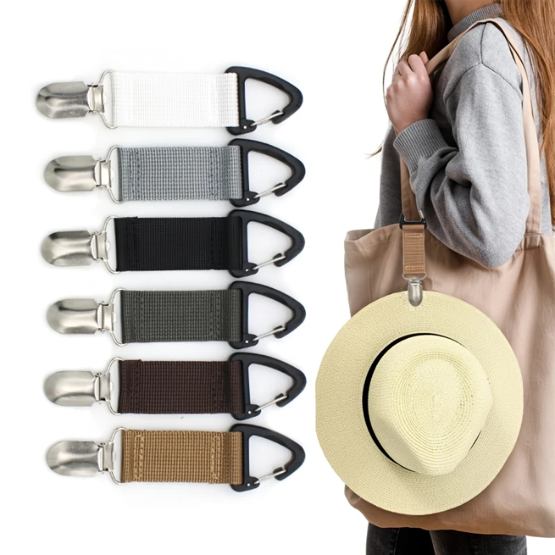 2 Pack Hat Storage Holder 6 Random Colors, Portable Travel Storage Bag for Sun Hats Gloves Towels Compact Practical Design