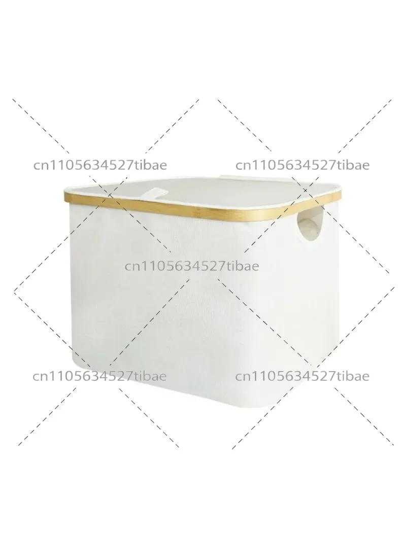Foldable Oxford Cloth Storage Basket Lightweight Luxury Fabric Dirty Clothes Basket Japanese Style Toy Clothing Household Organi