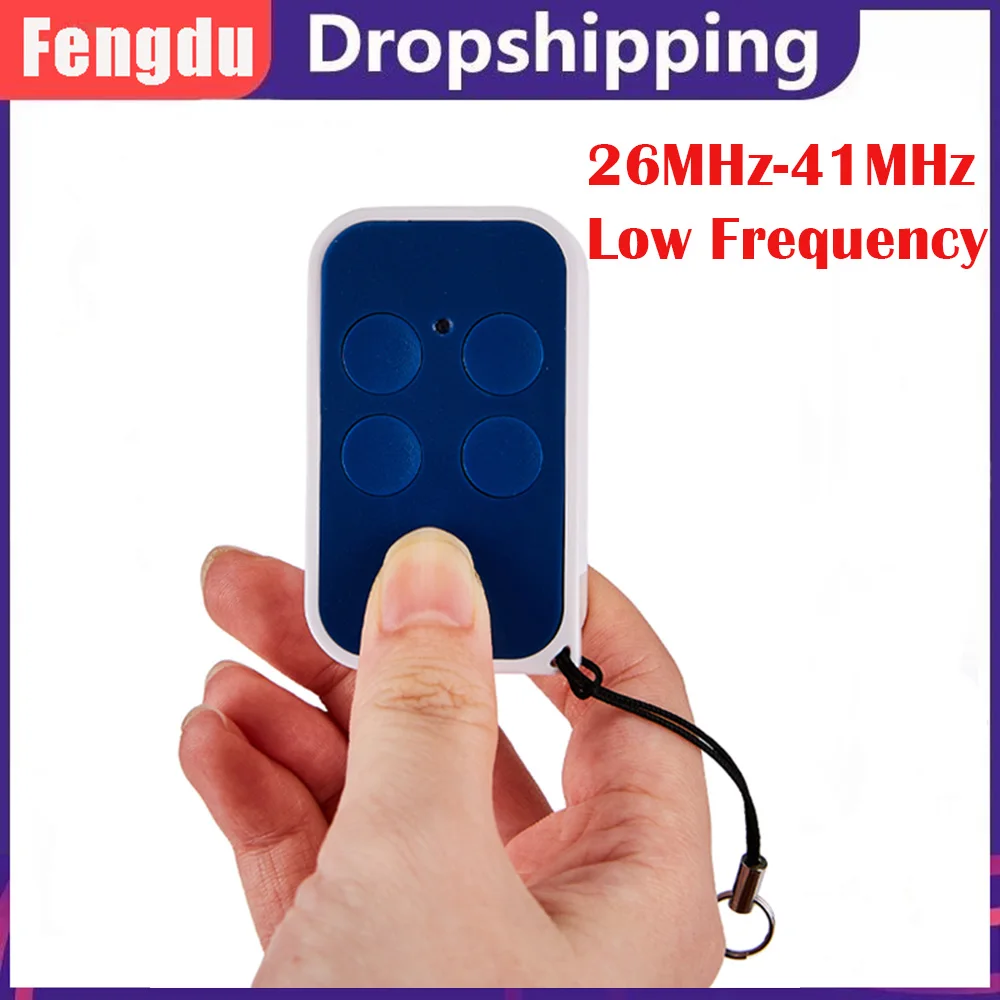 Universal Remote Control Low Frequency 26mhz to 41mhz Garage Door Opener 40.665MHz 30.900MHz 29.875MHz Garage Transmitter