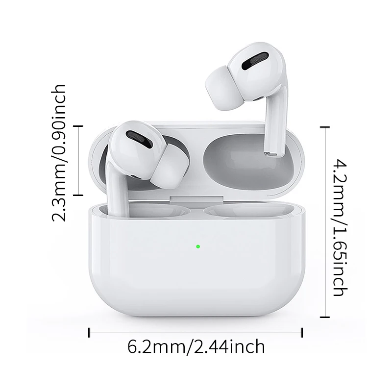 Air Pod Wireless Bluetooth Earbuds Fake Air Pods TWS 5.3 Touch Control In-Ear Hi-Fi Stereo Earbuds with Charging Case For iPhone