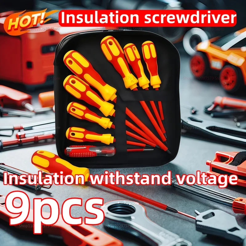 

Набор ручных инструментов для электрика, магнитная отвертка, изолированные биты с крестообразным шлицем, многофункциональный инструмент для ремонта электрооборудования дома