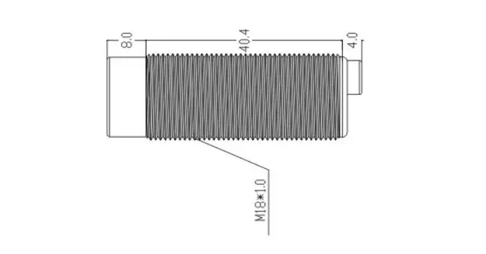 Huaqingjun Circular Proximity Switch Detection Distance 12mm Inductive Sensor for LED light