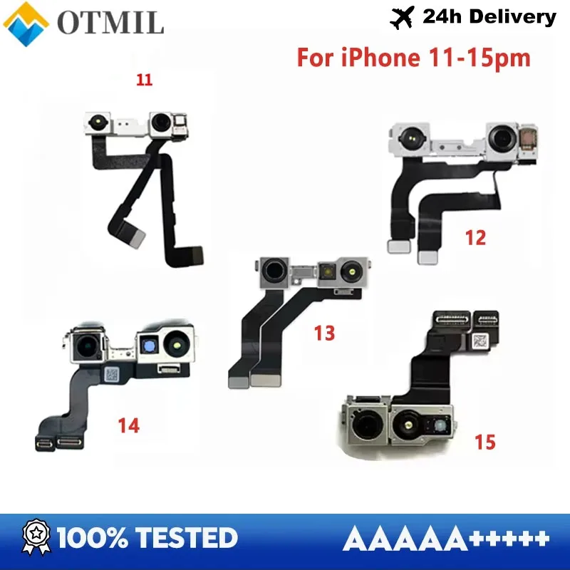 Front Camera Connector For iPhone 15 14 13 12 11 Pro ProMax Front Facing Facetime Camera With Sensor Light Proximity Flex Cable image 2