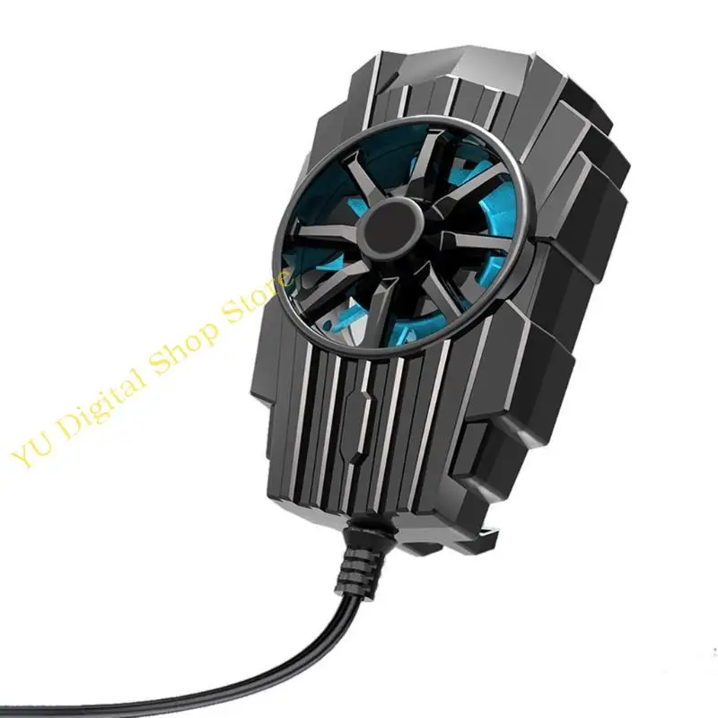 

96BA Phone Cooler с USB -подползабельным кабелем для Android и iOS Portable Radiator Mini Mobile Cooling Fan для игры в игре