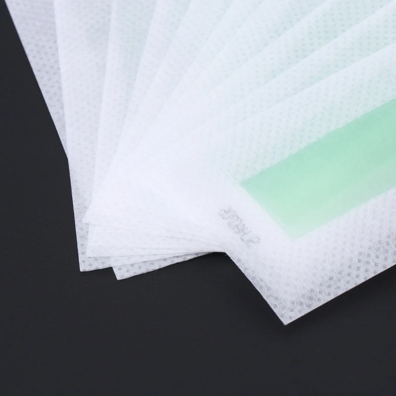 10x กำจัดขน Depilatory เครื่องกำจัดขนเย็น WAX Strips กระดาษ Pad สำหรับ Face Nonwoven Dropshipping