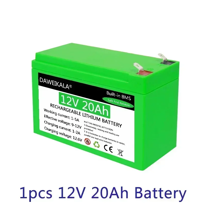 12 V lithiumbatterij 18650 batterij Deep Cycle voor kinderscooters Zonne-opslagbatterij Elektrische verlichting Buiten
