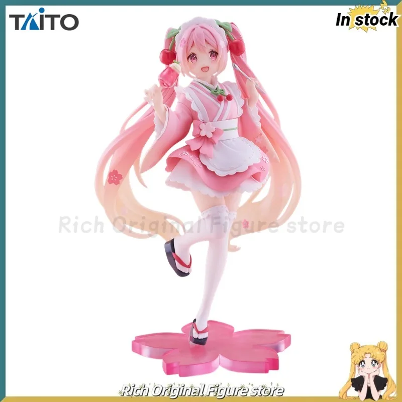 【在庫あり】オリジナル-taito-coreful-フィギュア-桜ミク~和風茶屋の侍~-初音ミク-アニメ-フィギュア-モデル-おもちゃ