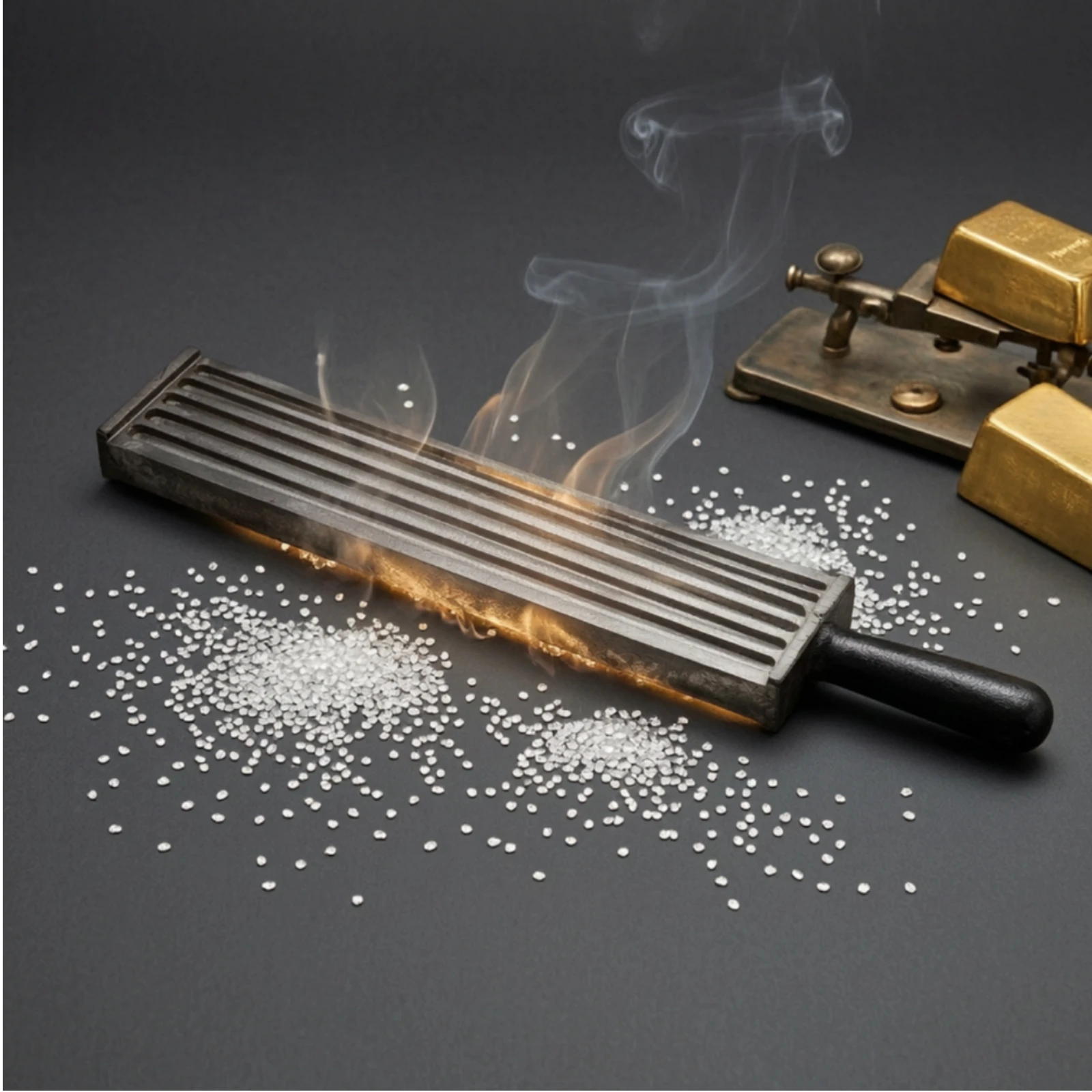Eisengussform mit Holzgriff, R – Jewelry Making Mold Bewertung und Preis