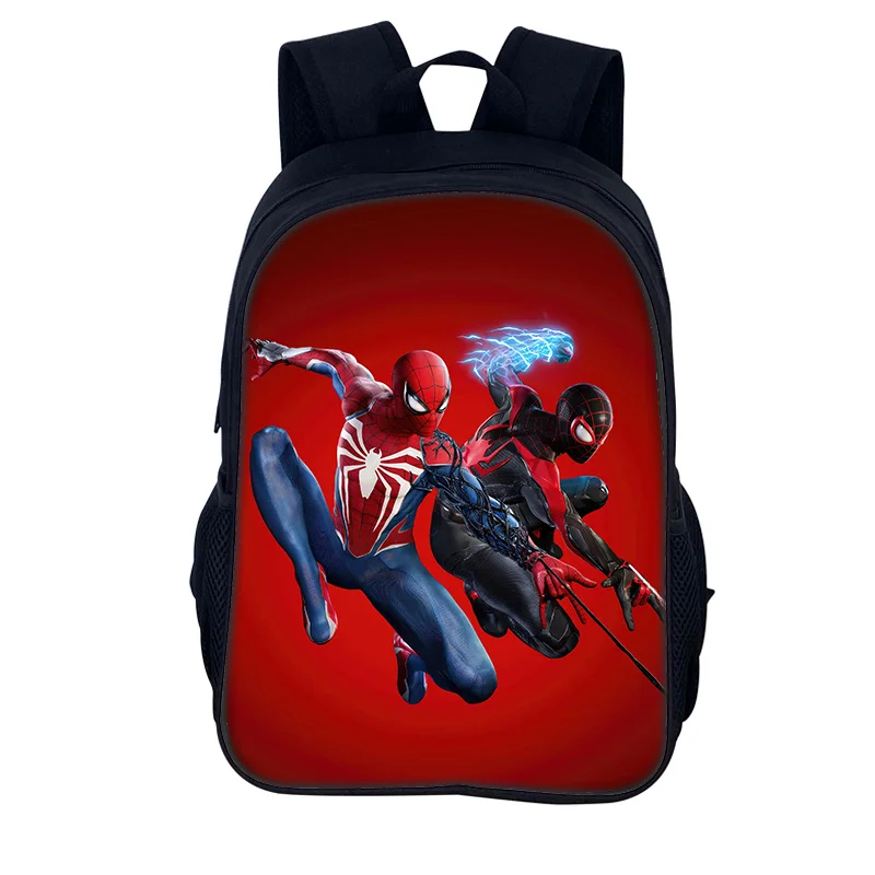 الأفلام الشعبية الرجل العنكبوت حقيبة مدرسية للأطفال سوبر أبطال الكمبيوتر حقيبة الظهر التخييم حقائب الكتب المتينة للأطفال أفضل هدية